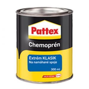 Lepidlo Pattex Chemoprén Extrém KLASIK - 300 ml - na extrémně mechanicky a klimaticky namáhané spoje při působení vody, tlaku, tepla až +120°C
