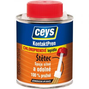 Lepidlo se štětcem Ceys Kontaktpren - 250 ml