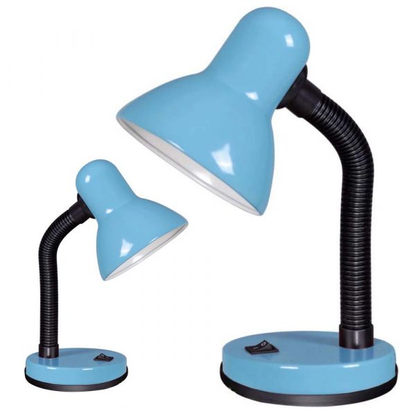 Nastavitelná stolní lampa - modrá