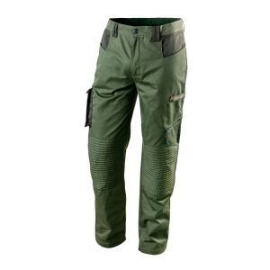 Pracovní kalhoty olivově zelené, vel. XL | NEO 81-222-XL