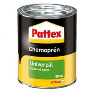 Univerzální lepidlo Pattex Chemoprén - 800 ml - vhodné pro lepení dřeva, plastů, gumy, kůže, kovů, kartonu atd.