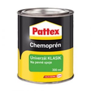 Univerzální lepidlo Pattex Chemoprén KLASIK - 300 ml - vhodné pro lepení dřeva, plastů, gumy, kůže, kovů, kartonu atd.