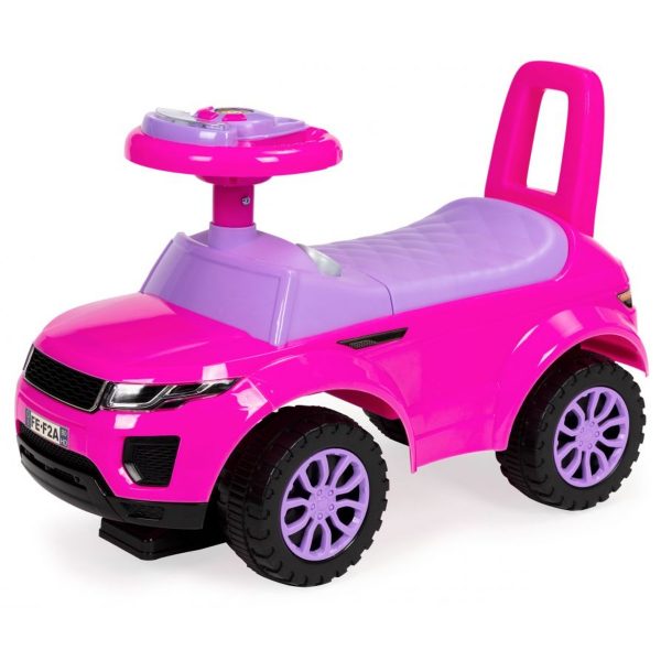 Dětské odrážedlo - autíčko růžové