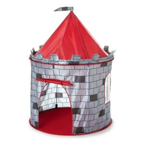Dětský stan - hrad pro rytíře červený