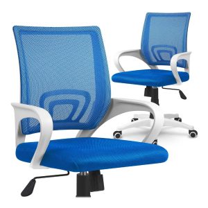Kancelářská židle z mikro síťoviny | modrá