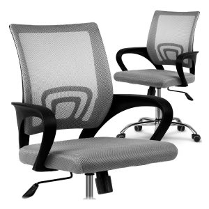 Kancelářská židle z mikro síťoviny | šedá