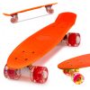 Pennyboard 56cm - LED kolečka | oranžový - umožňuje opravdu snadné ovládání. Skvěle se hodí pro jízdu po městě.