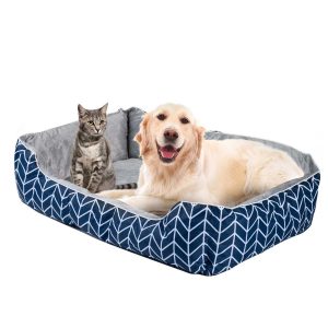 Pelíšek pro psa a kočku - modrý velikost XL