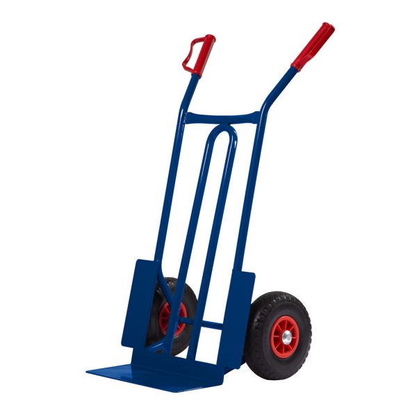 Rudl – manipulační transportní vozík | 250kg - robustní přepravní vozík do dílny, dodávky nebo skladu. Pneumatiky odolné proti propíchnutí.