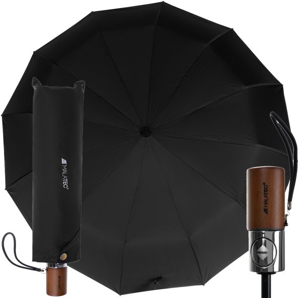 Skládací deštník - 105 cm | černý