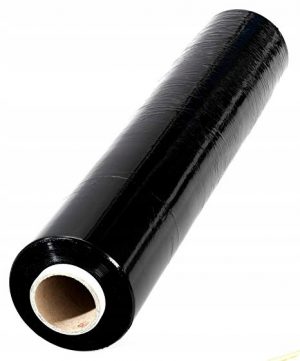Balící stretch folie 500mm 3.6kg | černá - strečová fólie se používá k zajištění nákladů na paletách během přepravy a skladování.