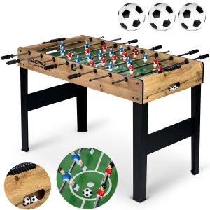 Dřevěný stolní fotbal | 118x61x79cm | NS-805 - fotbalové figurky vyrobené z odolného materiálu. Stolní fotbal s fantastickou barevnou grafikou.