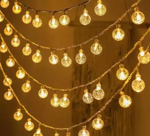 LED vánoční osvětlení - světelný řetěz 10m 100led | teplá bílá - vánoční dekorace, večerní osvětlení, romantické osvětlení, k výzdobě okna