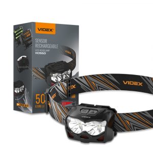 LED čelovka 500lm | VIDEX VLF-H055D - navržena speciálně pro aktivní odpočinek, kempování a sporty jako běh, trailový běh, turistiku.