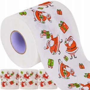 Vánoční toaletní papír 2-vrstvý | 4 kusů
