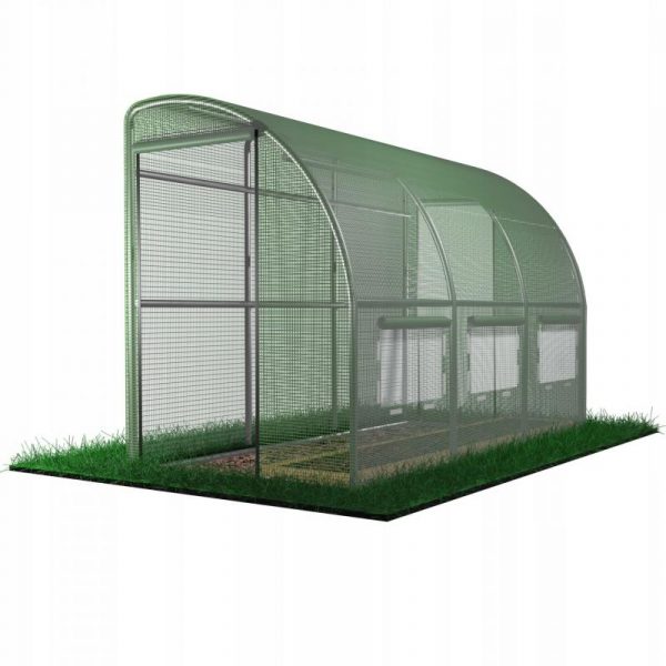 Zahradní fóliovník ke stěně 4x1.5m, zelený | 6m2 byl vytvořen zejména pro zahrádkáře, kteří nemají v zahradě moc místa.