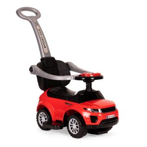 Dětské odrážedlo slouží jako autíčko na tlačení nebo chodítko. Dítě jezdí samo, sedí za volantem a odráží se nohama. Ideální pro děti ve věku 1 – 3 roky.