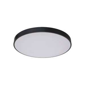 Stropní lampa, černo-bílá, Rapido plafon | LP-433/1C L BK je produkt osvětlení, který se dodává v mnoha velikostech a barvách. Toto je velká verze.