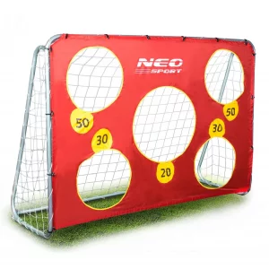 Fotbalová branka, 215 x 153 x 76 cm, + podložka na přesnost | Neo-Sport ideální pro fotbalové školy na všech úrovních, stejně jako pro hru doma i venku.