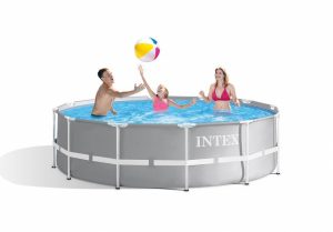 Bazén Intex® Prism Frame Premium 26716 | 3,66 x 0,99 m s filtrem, pumpou a žebříkem. Je vyroben z 3-vrstvého odolného materiálu.