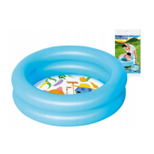 Nafukovací dětský bazének, modrý, BESTWAY | M20690_B bude perfektní jak na zahradě, tak iv dětském pokoji. Můžete do ní nalít vodu nebo do ní vložit hračky.