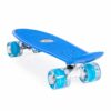 Penny board se svítícími LED kolečky | modrý, rozvíjí práci všech svalových skupin a především vás naučí balancovat a udržovat rovnováhu.