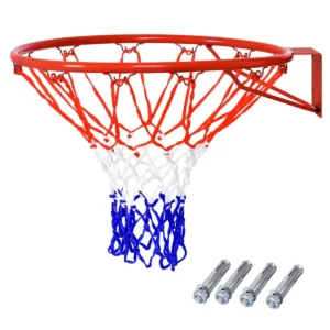 Basketbalový koš | 46 cm se vejde téměř na všechny standardní desky. Pomocí dodaných šroubů jej můžete snadno namontovat uvnitř i venku.