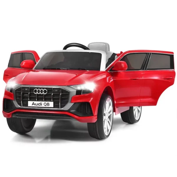 Dětské elektrické autíčko Audi Q8 | červené se zaručeně postará vašim nejmenším o zábavu a to zejména venku. Pro děti ve věku od 3 do 8 let.