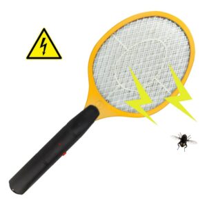 Elektrický lapač hmyzu, žlutý, 460 x 180 x 30 mm | Dema, netoxický, lapa hmyz bez chemie, poháněný bateriemi, izolovaný povrch pro bezpečnou manipulaci