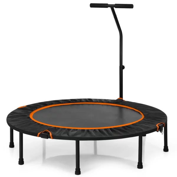 Tato fitness trampolína, skládací | oranžová je perfektní pro trénování kondice, rovnováhy a koordinace zároveň. Může ji používat celá rodina!