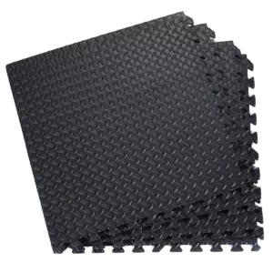 Pěnová podložka EVA, černá | 48 m² je vyrobena z prémiové pěny EVA. Poskytuje odolný měkký povrch podlahy pro tělocvičny, posilovny a jiné.