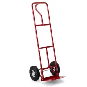 Rudl – přepravní vozík, červený | 300 kg vám pomůže s přepravou těžšího nákladu a usnadní vám tak práci. Dopřejte odpočinek pro vaše záda.