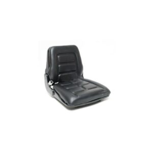 Sedák na vysokozdvižný vozík, černé, 52 x 48 x 48 cm | YY3, s koženkovým potahem. Výplňový materiál: PU-pěna. Plynulé nastavení sklonu opěradla.