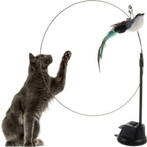 Hračka pro kočky s přísavkou, Purlov | 22099, je oblíbená, protože umožňuje vaší kočce být samostatně aktivní.
