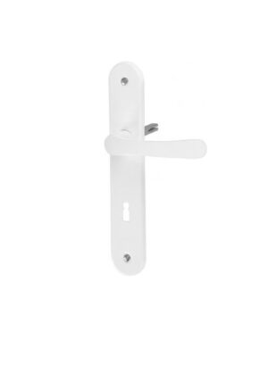 Klička na dveře MagicHome Manuela K72, bílá, délka kliky: 115 mm, výška: 230 mm šířka: 40 mm.