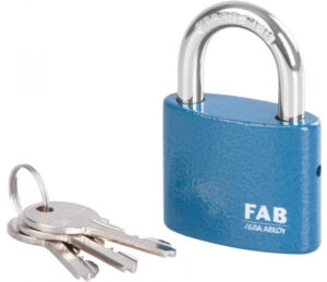 Zámek FAB 30H/52 mm, visací, 3 klíče, Hardened, od výrobce - značky FAB.