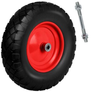 Kolo pro zahradní vozíky, 40 cm, červené | Humberg je ideální pro kolečka, různé typy vozíků, používaných v dílnách, a pod.