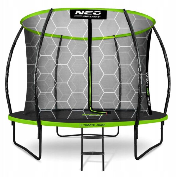 Zahradní trampolína, profilovaná, 252 cm | Neo-Sport s vnitřní sítí je skvělé zábavné a tréninkové vybavení pro lidi v každém věku!