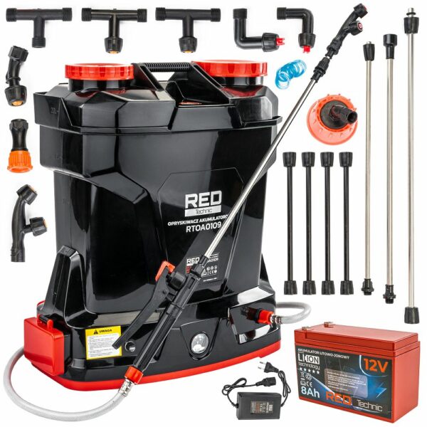 Akumulátorový postřikovač RTOA0109, 20 L | RED TECHNIC