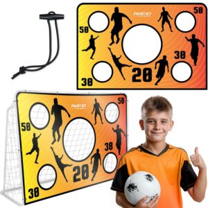 Tréninková fotbalová prostěradlo, oranžová, 180 x 120 cm | Neo-Sport zajišťuje odolnost a dlouhodobé používání, účinně zastaví i ty nejsilnější střely.