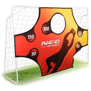 Fotbalová branka, 245 x 155 x 80 cm + cílová podložka | Neo-Sport poskytne vám a vašim blízkým skvělou zábavu na mnoho hodin venku.