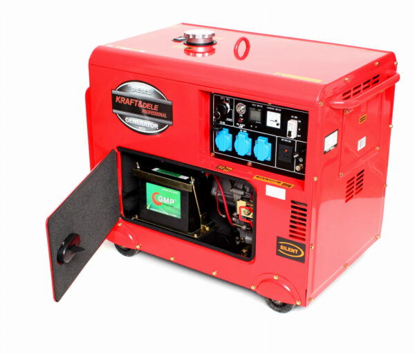 Naftová elektrocentrála, 7000W, 12/230V | KD123 - Image 10