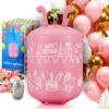 Heliová láhev, 0,20m3 + balony, růžová | Ricokids je ideální pro oslavy a speciální příležitosti, pro snadné a zábavné plnění balónů.