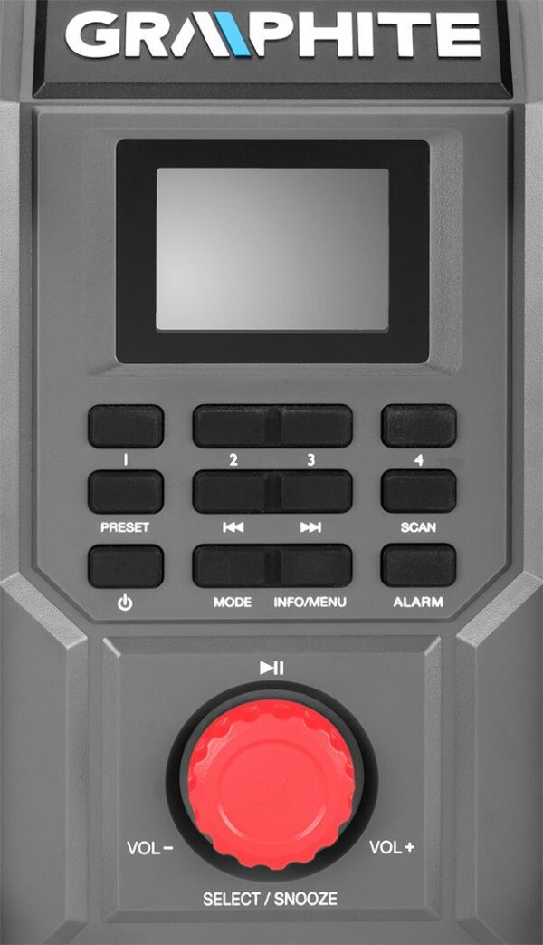 Stavební rádio, 18V, Energy+ | Graphite - Image 3