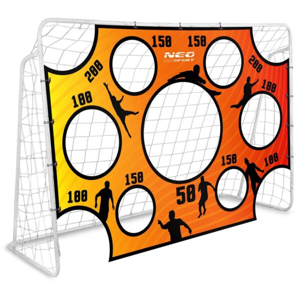 Tréninková fotbalová plachta, oranžová, 215x150cm | Neo-Sport - Image 3