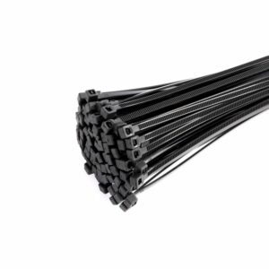 Nylonové stahovací pásky, 100ks, 4,8x300mm | KD10860 představují spolehlivé řešení pro rychlé a pevné uchycení předmětů v dílně či domácnosti.