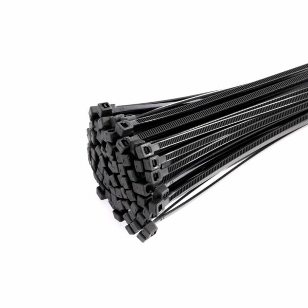 Nylonové stahovací pásky, 100ks, 4,8x300mm | KD10860 představují spolehlivé řešení pro rychlé a pevné uchycení předmětů v dílně či domácnosti.