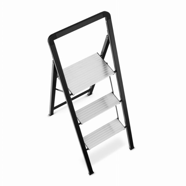 Skládací žebřík s držákem, 3-stupňový | HIGHER - Image 4