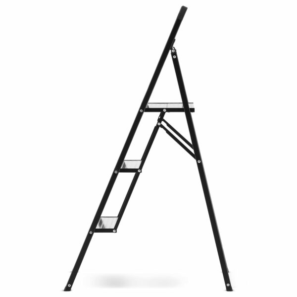 Skládací žebřík s držákem, 3-stupňový | HIGHER - Image 8