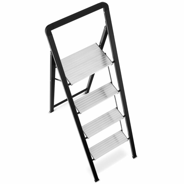 Skládací žebřík s držákem, 4-stupňový | HIGHER - Image 4